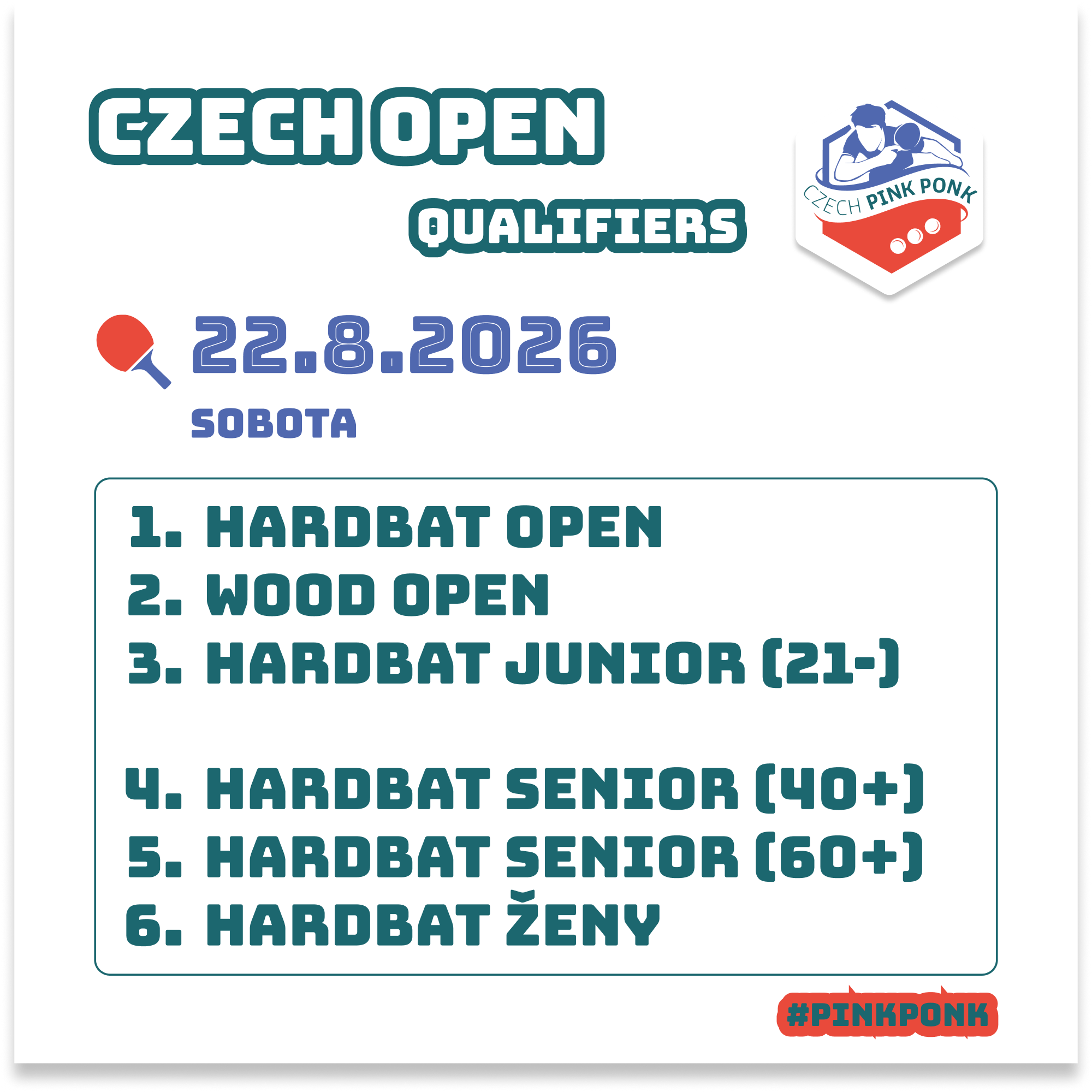 Pink Ponk Czech OPEN