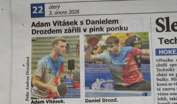 Adam Vitásek s Danielem Drozdem zářili v pink ponku